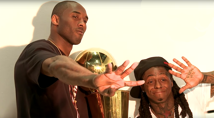 Kobe Bryant and Lil Wayne